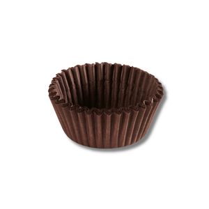Hecho en Italia Papel resistente a la grasa personalizable Desechable Redondo Marrón Taza para hornear Cupcake Liners Muffin Cases Diferentes tamaños - Product Image 1