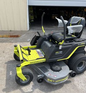 Nouveau RYOBIS 48-Volt Brushless 54 In à prix réduit. <span class=keywords><strong>Tondeuse</strong></span> électrique à rotation zéro à batterie de 115 Ah - Product Image 1
