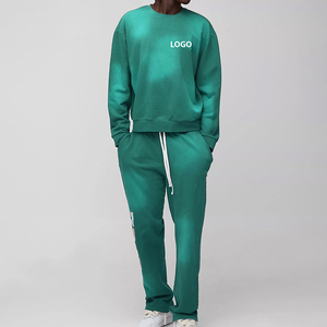 Ensemble de survêtement personnalisé en gros pour hommes, streetwear tendance, pantalon de survêtement brodé et sweat-shirt pour hommes, ensemble de survêtement deux pièces - Product Image 4