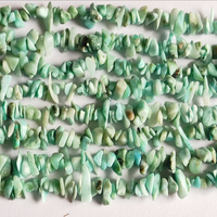 Perles Rondelles de Larimar Naturel de Haute Qualité, Pierres de Guérison, Éclats de Cristal des Sept Chakras, Gravier pour la Fabrication de Bijoux et la Décoration Intérieure, Non Taillées