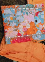 Beautiful 2 warna Premium, bekerja urutan berat pada celana Kurti dengan Dupatta 3 buah Set setelan tersedia dalam 2 warna