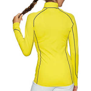 Top vente femmes chemises d'équitation nouvelle dernière conception couche de base équestre vêtements en maille matériel Jodhpur et culotte - Product Image 2