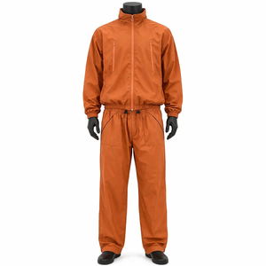 <b>Men</b>’s Waterproof Windbreaker Tracksuit Set <b>Lightweight</b> Nylon Track Suit Full Zip <b>Jacket</b> Straight Leg Pants Custom Logo OEM ODM - Product Image 1