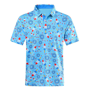 OEM Venta al por mayor de alta calidad Dry Fit Golf para Polos Ropa de equipo deportivo con impresión por sublimación Cómodo de moda - Product Image 1