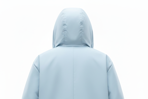 Men's Size 3XL Canvas Waterproof Windproof Zipper Solid <b>Soft</b> <b>Shell</b> Casual Loose <b>Hooded</b> Stand Collar Bomber Front OEM Service - Product Image 4