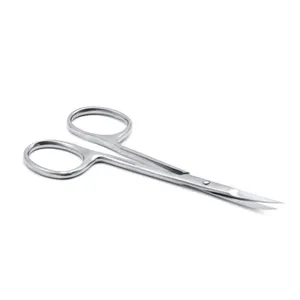 Tijeras Profesionales para Cutículas de Acero Inoxidable, Cuchilla Curva, Cortaúñas para Manicura, Herramienta de Belleza para Salón de Pedicura - Product Image 1