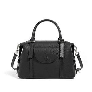 Bolso Satchel de cuero de moda minimalista para mujer de alta calidad OEM elegante cuero de vaca café al por mayor bandolera niñas Correa extraíble - Product Image 5