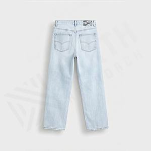Jeans en denim 2025 pour hommes, pantalon slim, jeans skinny pour hommes, pantalon pour homme, vente en gros d'usine, respirant, droit, service OEM - Product Image 2
