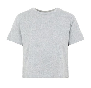 <b>Top</b> Deal Custom Design Half Sleeve Any Size Comfortable <b>Crop</b> <b>Top</b> T-shirts Melange Fabric Cotton for Women Made in Bangladesh - Product Image 1
