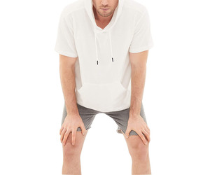 Custom Embroidery Logo Sweatshirt <b>Hoodie</b> for Men High Quality <b>Short</b> <b>Sleeve</b> Sweatshirt <b>Hoodie</b> Men - Product Image 5