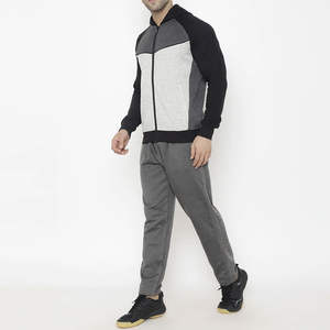 Ensemble survêtement jogging deux pièces en molleton 100% coton de haute qualité réfléchissant décontracté pour homme Prix raisonnable - Product Image 5