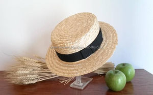 Sombrero de Paja Natural Tejido a Mano de Alta Calidad, Clásico, Vintage, Unisex, Estilo Panamá, para Playa y Verano, para Adultos - Product Image 5