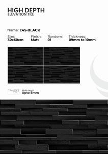 Façades urbaines haut de gamme utilisant des carreaux de porcelaine mats à haute profondeur de 300x600 mm - Product Image 2