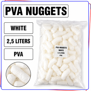 Nuggets de PVA 1L 2.5L Solubles en Agua para Pesca de Carpa, Nuggets Blancos para Empacar - Product Image 4