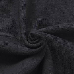 Vente en gros T-Shirt en tricot uni en coton/fibre de bambou pour homme Logo OEM personnalisé Respirant Séchage rapide Col en O Longue saison estivale - Product Image 5