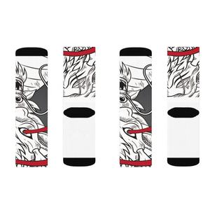 Adjustable Price Men Sublimation <b>Socks</b> Anti Wrinkle Premium Quality <b>Hot</b> Sale Lightweight Sublimation <b>Socks</b> with Fully Customized - Product Image 6