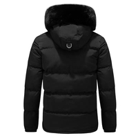 Veste d'hiver matelassée réversible pour homme, style streetwear, coupe slim, en vrac, personnalisable, vente en gros