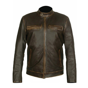 Chaquetas de cuero cómodas de alta calidad para hombre, tela de lona con logotipo personalizado, acabado transpirable a prueba de viento para la temporada de invierno baja - Product Image 6