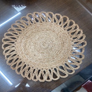 พรมรูปทรงกลมใหม่ ทำจากวัสดุธรรมชาติ ทำด้วยมือจากปอกระเจา 100% ขายดีอันดับต้นๆ ปรับแต่งได้ตามต้องการ ส่งออกจากบังกลาเทศ - Product Image 6