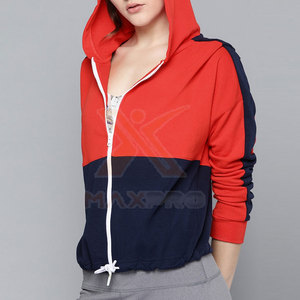 Servicio OEM, Sudaderas con Cremallera con Logotipo Personalizado, Sudaderas con Cremallera al por Mayor, Sudaderas con Cremallera de Color en Contraste - Product Image 2