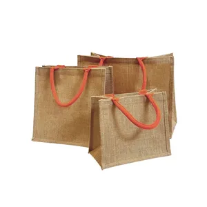Sac fourre-tout en jute écologique, produit promotionnel durable - Product Image 1