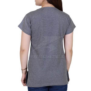 T-shirt d'été à la mode pour femmes décontracté coupe ajustée avec manches courtes vente en gros écologique - Product Image 5