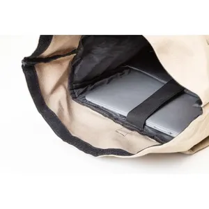 "Recycled Canvas Eco-Friendly Promotional <b>Backpack</b>-Rebyss <b>Roll</b> <b>Backpack</b>" - Product Image 4