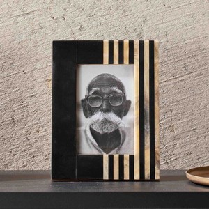 Modern Style High Quality Wood and Resin Table Top <b>4x6</b> and 8x10 Square MDF Board Photo <b>Frame</b> Decorative Glass Front - Product Image 3