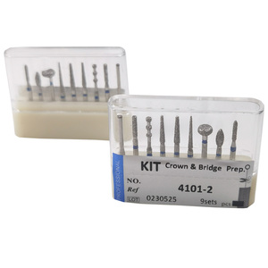 UDT <strong>Dental</strong> Material Diamond Bur Kit <strong>Crown</strong> and Bridge Prepare High Speed - Product Image 2
