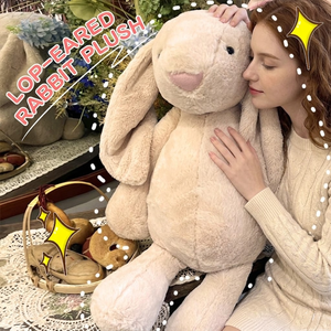 Aika <span class=keywords><strong>Lapin</strong></span> géant à oreilles tombantes, peluche super douce en coton PP, animal en peluche surdimensionné, <span class=keywords><strong>lapin</strong></span> moelleux, décoration de chambre d'enfant - Product Image 1
