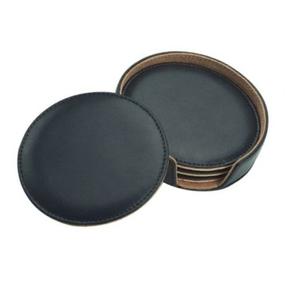 Posavasos de cuero genuino personalizado, alta calidad, precio barato - Product Image 1