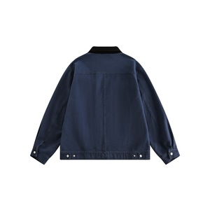 Veste matelassée d'hiver pour homme en toile polyester/coton, coupe-vent, à capuche, service OEM pour la vente en gros - Product Image 6