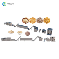 Machine extrudeuse automatique pour barres de collation, ligne de production de céréales croquantes, machine de fabrication et de découpe de barres protéinées, de noix et de bonbons