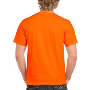 Camiseta blanca de LICRA/nailon con cuello en V pesado para hombre, Color sólido de verano, 230G, informal, transpirable, de secado rápido, tela de punto de media manga - Product Image 2