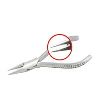 Pince plate à double mâchoire en nylon Pince optique à bec de chaîne Conception spéciale Outils multifonctionnels durables pour la réparation optique