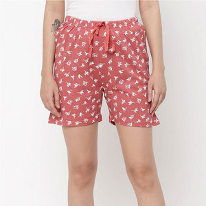 Shorts Casuales de Mujer, Estilo Clásico, Cintura Alta, 100% Algodón, Ecológicos, de Secado Rápido, Tejido Transpirable, Corte Regular - Product Image 1