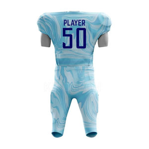 ชุดยูนิฟอร์มอเมริกันฟุตบอลแขนสั้นแบบใหม่ ระบายอากาศได้ดี ปรับแต่งได้ สำหรับผู้ชาย คุณภาพสูง เหมาะสำหรับทีม  มีจำหน่ายราคาส่ง - Product Image 2