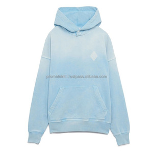 2026 New Arrivals Custom Vintage Spray Paint Sun Faded Hoodie Blank Oversized 450 Gsm Cotton Thick Distressed Spray Dyed Hoodie - Product Image 1