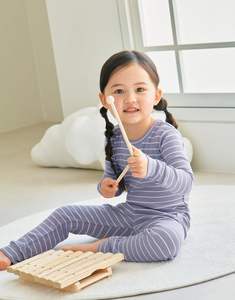 Conjunto de Pijamas para Bebé de 12 Meses a 8 Años, Unisex, de Canalé, Suave, de Spandex/Algodón, Estilo Casual Elegante, Ajuste Cómodo, Ropa de Dormir para Uso Diario, Marca Personalizada - Product Image 1