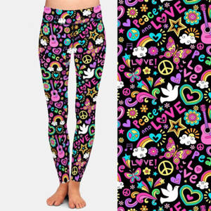 Sports Fitness Workout <b>Leggings</b> <b>Nylon</b> Spandex Active Wear Yoga <b>Leggings</b> Tummy Control Butt Lift Yoga Pants - Product Image 3