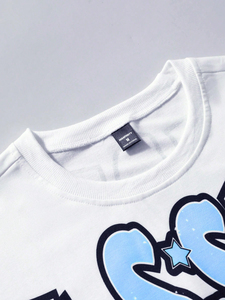 Logo personnalisé lavage à l'acide t-shirt unisexe vintage surdimensionné Streetwear décontracté coton t-shirt pour la mode et un usage quotidien - Product Image 2