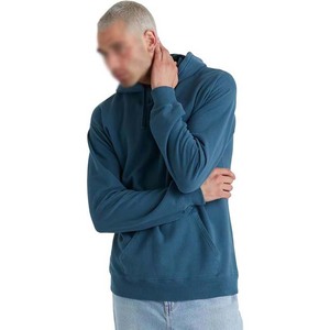 Sweat à capuche pour homme avec logo personnalisé, fermeture éclair, poche sur le bras, sweat à capuche sport, sweat-shirt en molleton français décontracté - Product Image 5