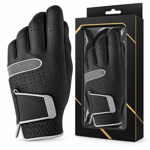 Poignées de golf en cuir Cabretta pour gaucher, design personnalisé, logo sur mesure, antidérapantes, matière respirante, emballage personnalisé disponible. - Product Image 6