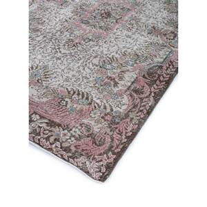 พรมขนสัตว์ถักมือสไตล์วินเทจ สีเบจ-น้ำตาล ลายเหรียญตรา สำหรับห้องนั่งเล่น ห้องโถง ทางเดิน รูปทรงสี่เหลี่ยมผืนผ้า ดีไซน์นามธรรม รุ่น Pae-2183 - Product Image 2