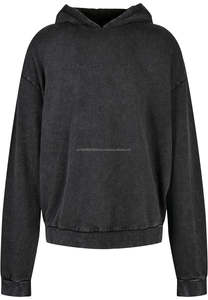 Sweat-shirts à capuche pour hommes de luxe, lavage à l'acide, imprimés personnalisés, streetwear, sweat-shirt en coton, sweat-shirts oversize pour hommes - Product Image 4