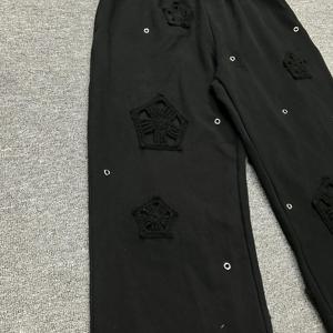Venta al por mayor ácido lavado pantalones de chándal de los hombres de alta calidad pantalones de chándal con bolsillos logotipo personalizado pantalones de chándal para los hombres - Product Image 5