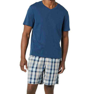 ชุดเสื้อยืดและกางเกงขาสั้นระบายอากาศอินเทรนด์สำหรับผู้ชายชุดสองชิ้นสำหรับชุดลำลองและชุดใส่กลางแจ้ง - Product Image 2