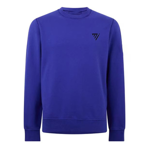 Solide surdimensionné sweat rue tenue décontracté chaud polaire sweat hommes hiver pull plaine col rond unisexe approvisionnement en vrac - Product Image 1