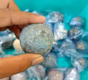 Bola de cristal de esfera cruda de Luna curativa Natural más vendida para meditación curación Feng Shui terapia de Chakra espiritual