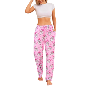 Pantalon de survêtement de Noël de luxe pour femme, élégant, avec cordon de serrage, en polyester, chaud et doux - Product Image 4